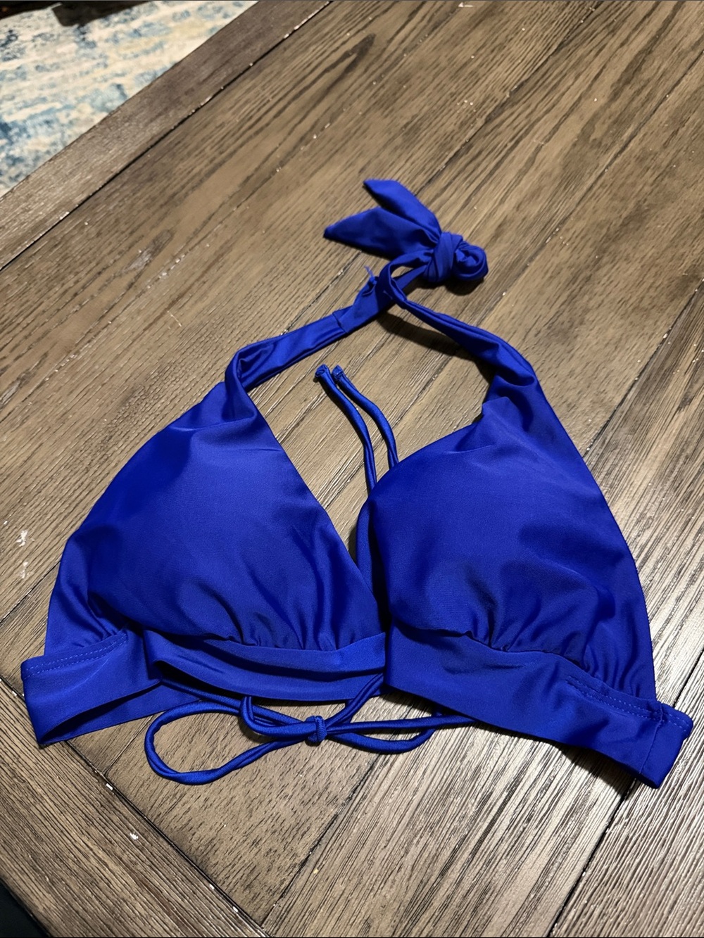 SHEIN Royal Blue Swim Top